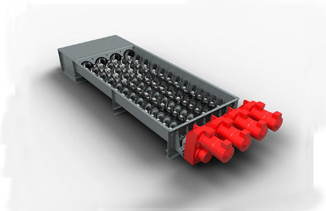 兩無軸葉片旋向相反,抗纏繞、不堵料